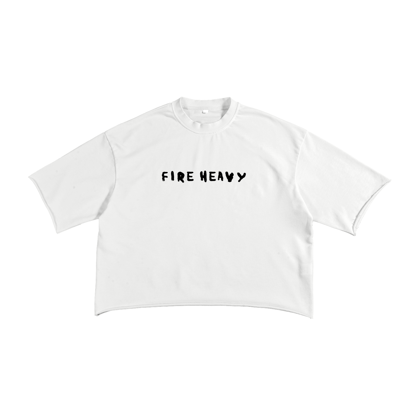 French Terry Raw Edge T-shirt
