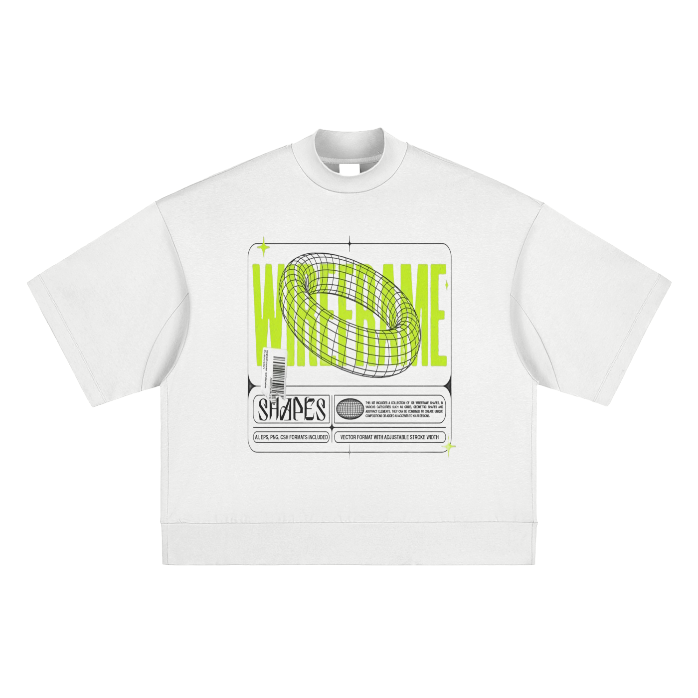 Oversized Mock Neck T