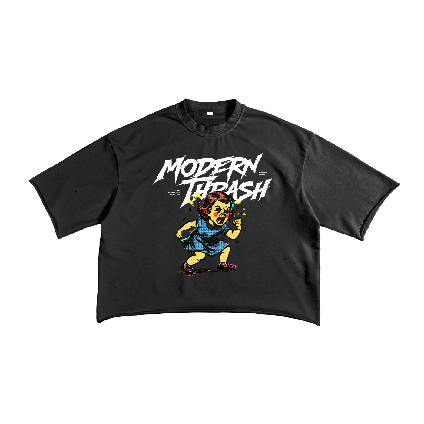French Terry Raw Edge T