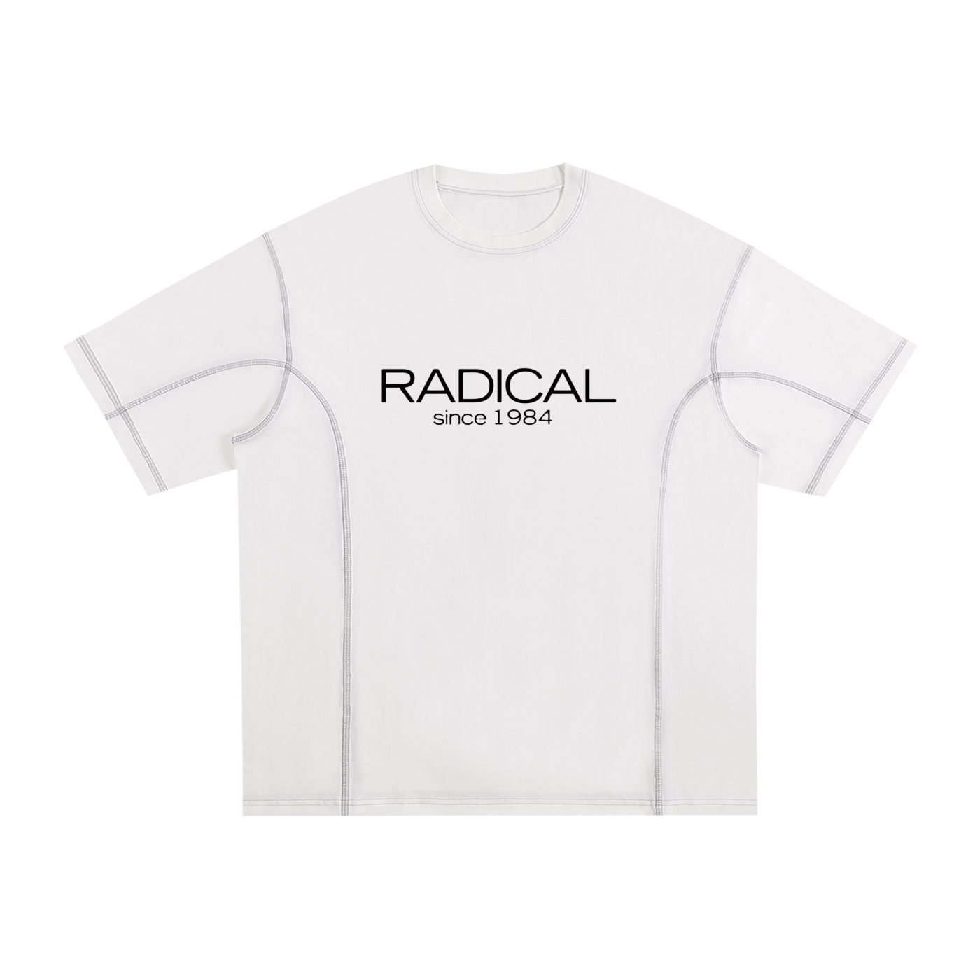 Contrast-Stitched T