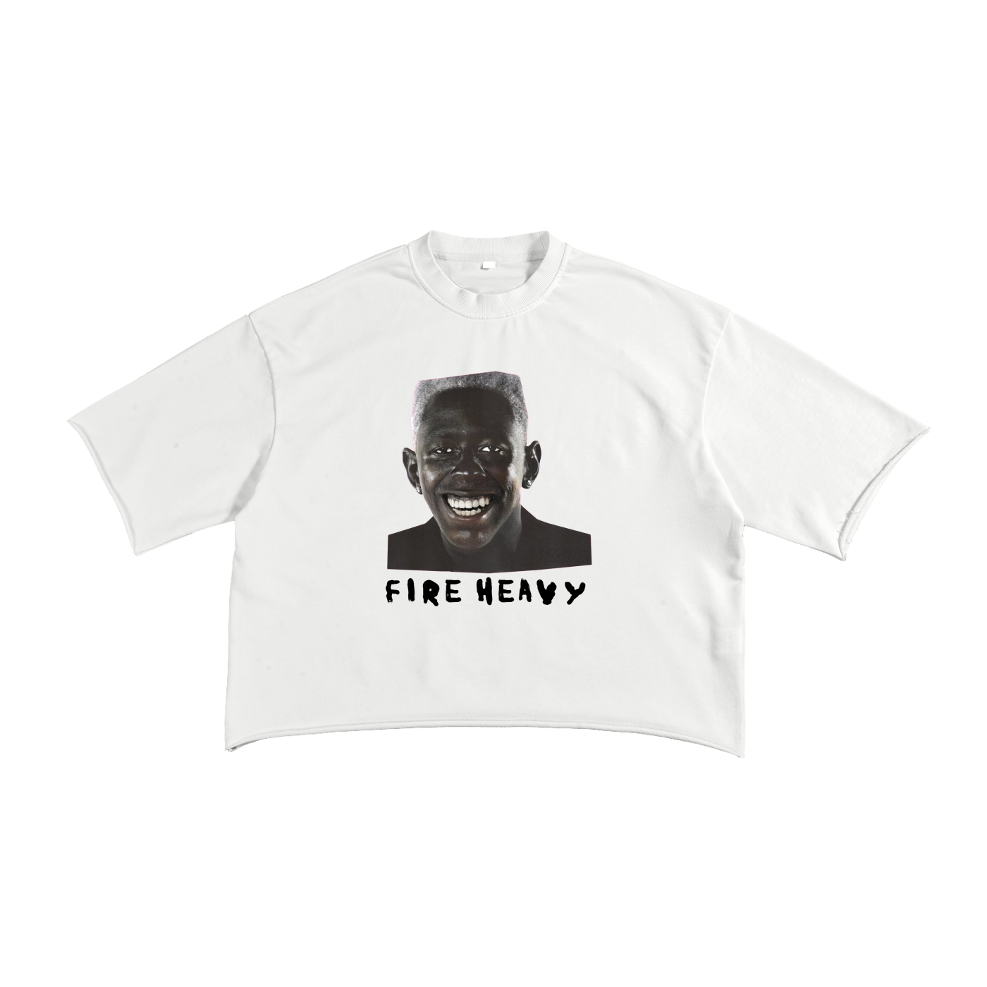French Terry Raw Edge T-Shirt