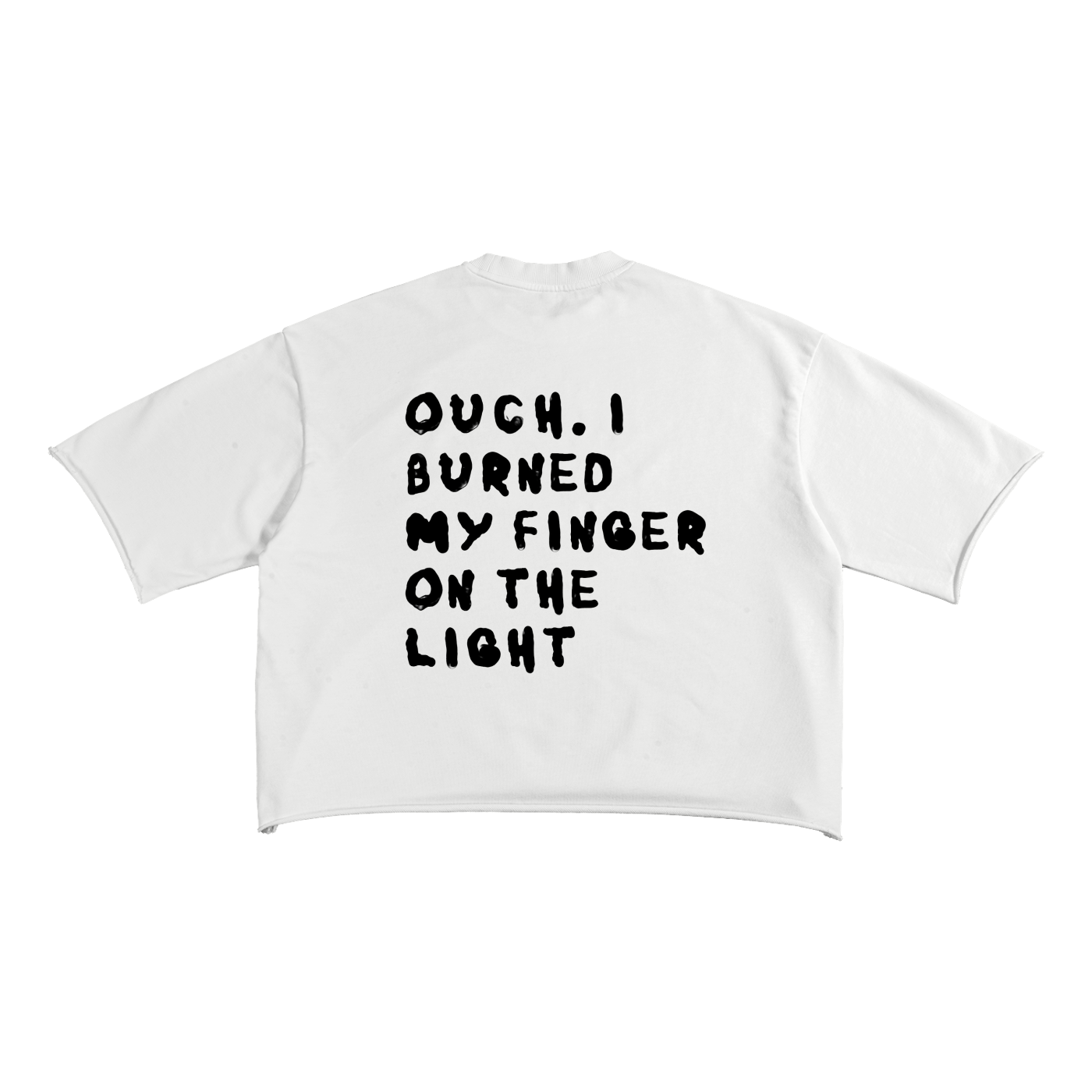 French Terry Raw Edge T-shirt