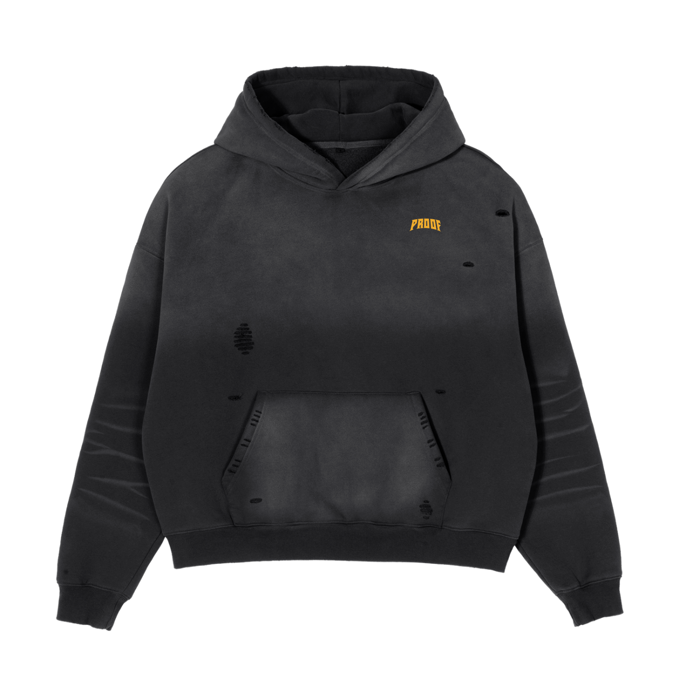 Distressed hoodie