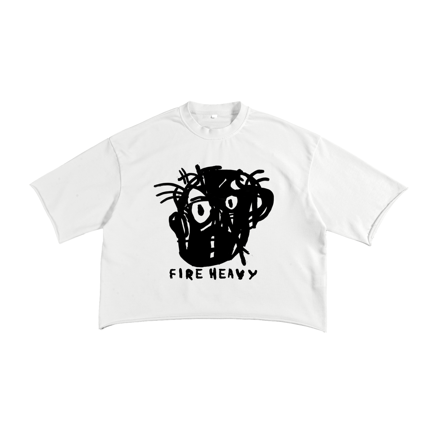 French Terry Raw Edge T-shirt