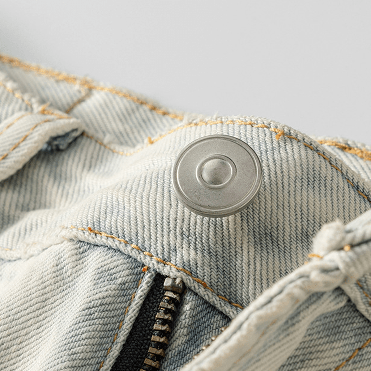 Distressed Denim Shorts