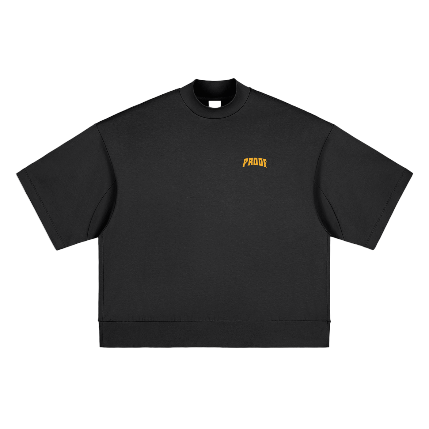 Heavyweight Oversized Mock Neck T-shirt