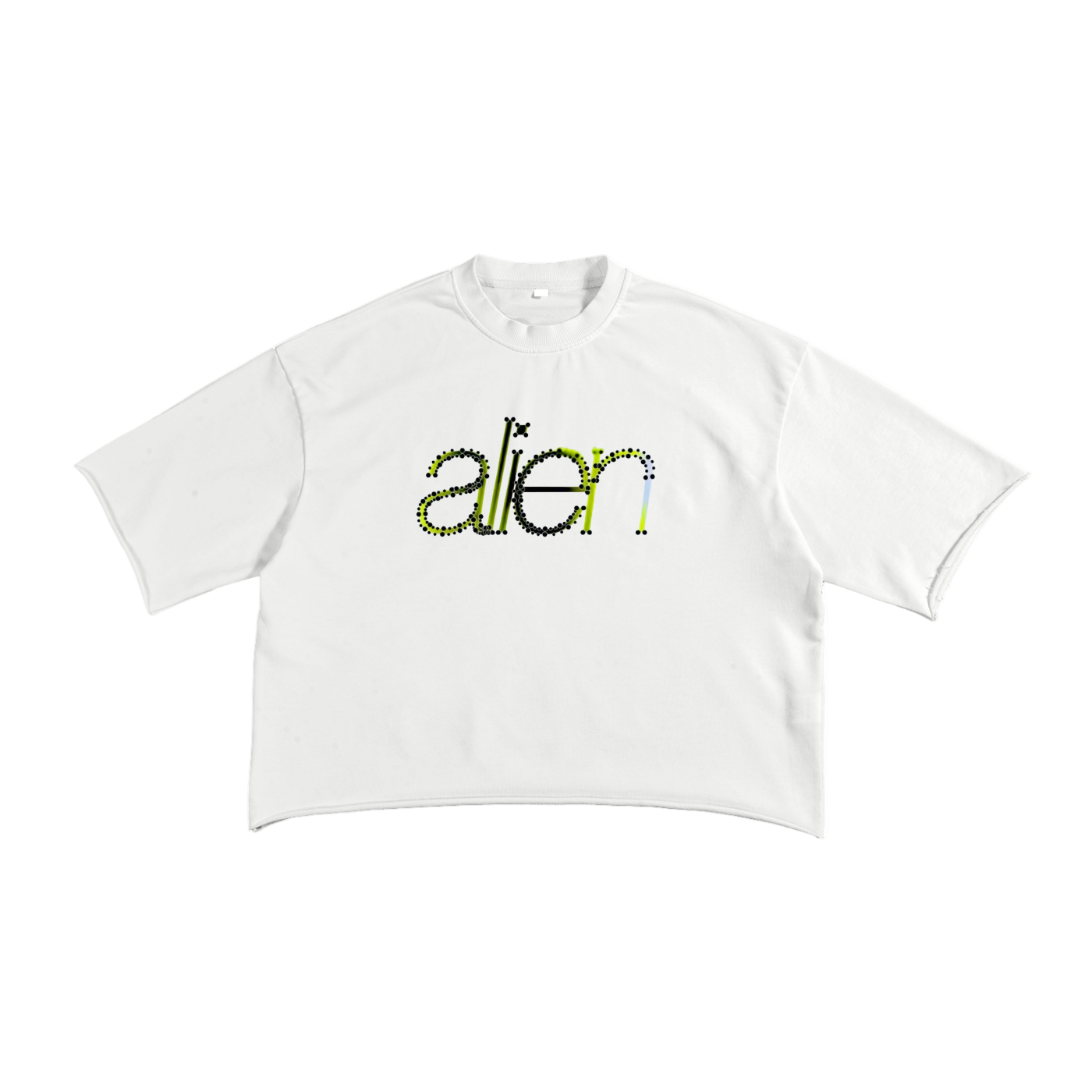 French Terry Raw Edge T-Shirt