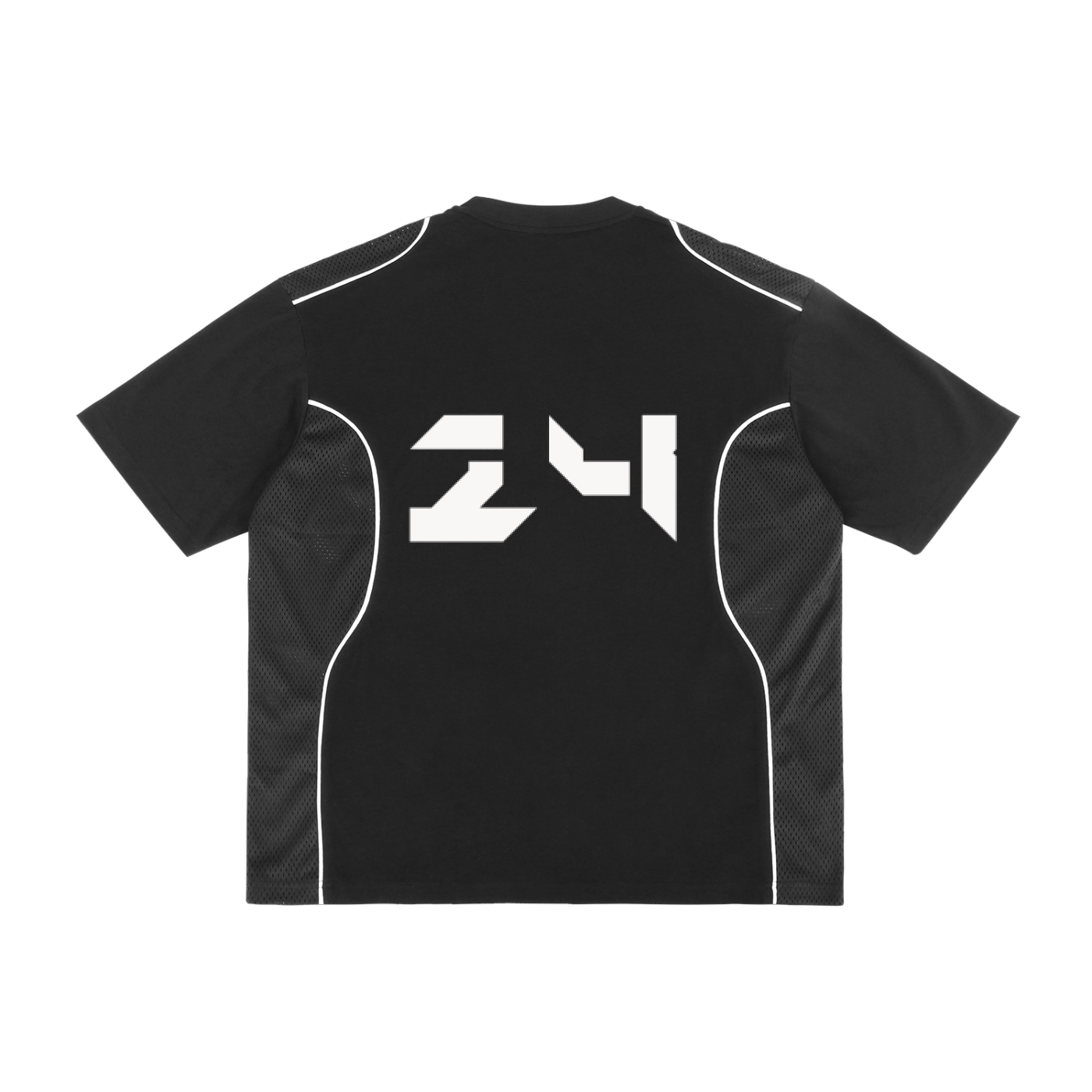 Contrast Piped Panel T-Shirt