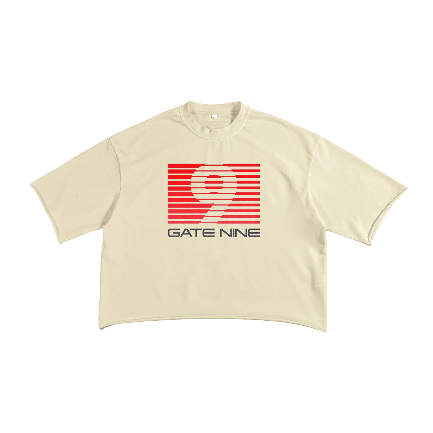 French Terry Raw Edge T-Shirt