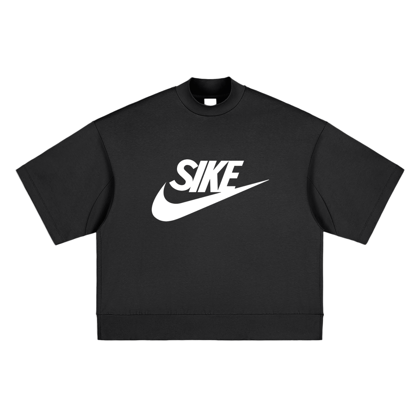 Oversized Mock Neck T-shirt