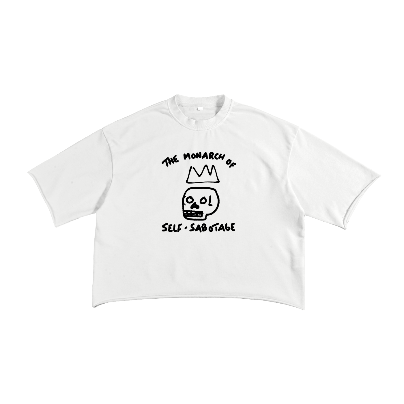 French Terry Raw Edge T