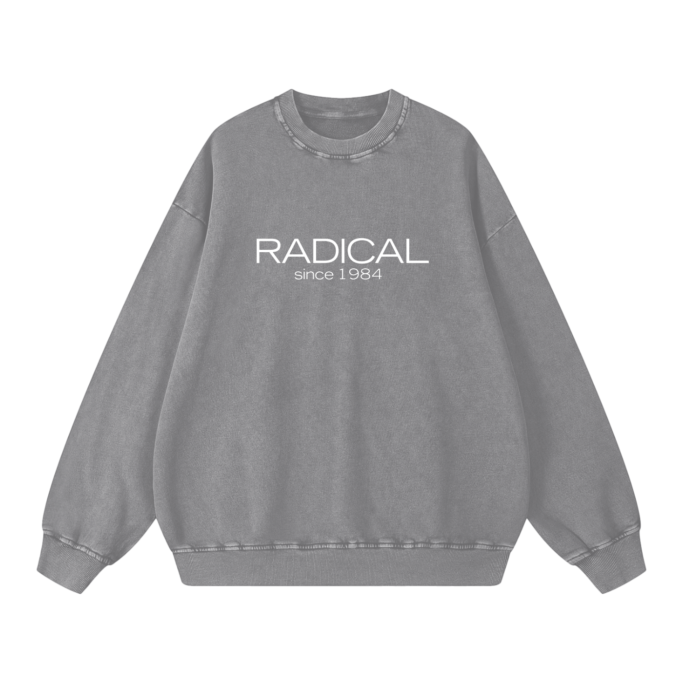 Acid Wash Oversize Sweatshirt