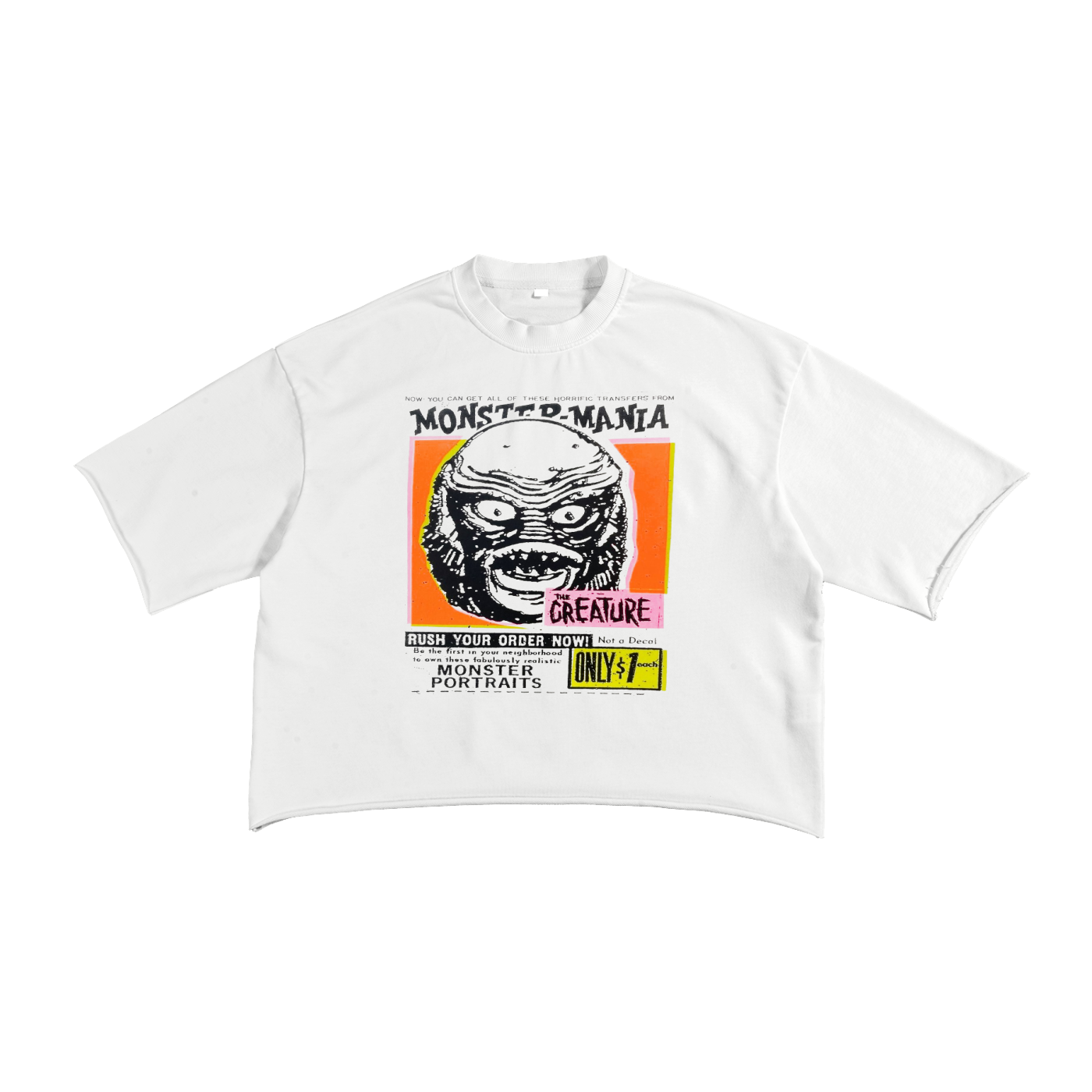 French Terry Raw Edge T-Shirt