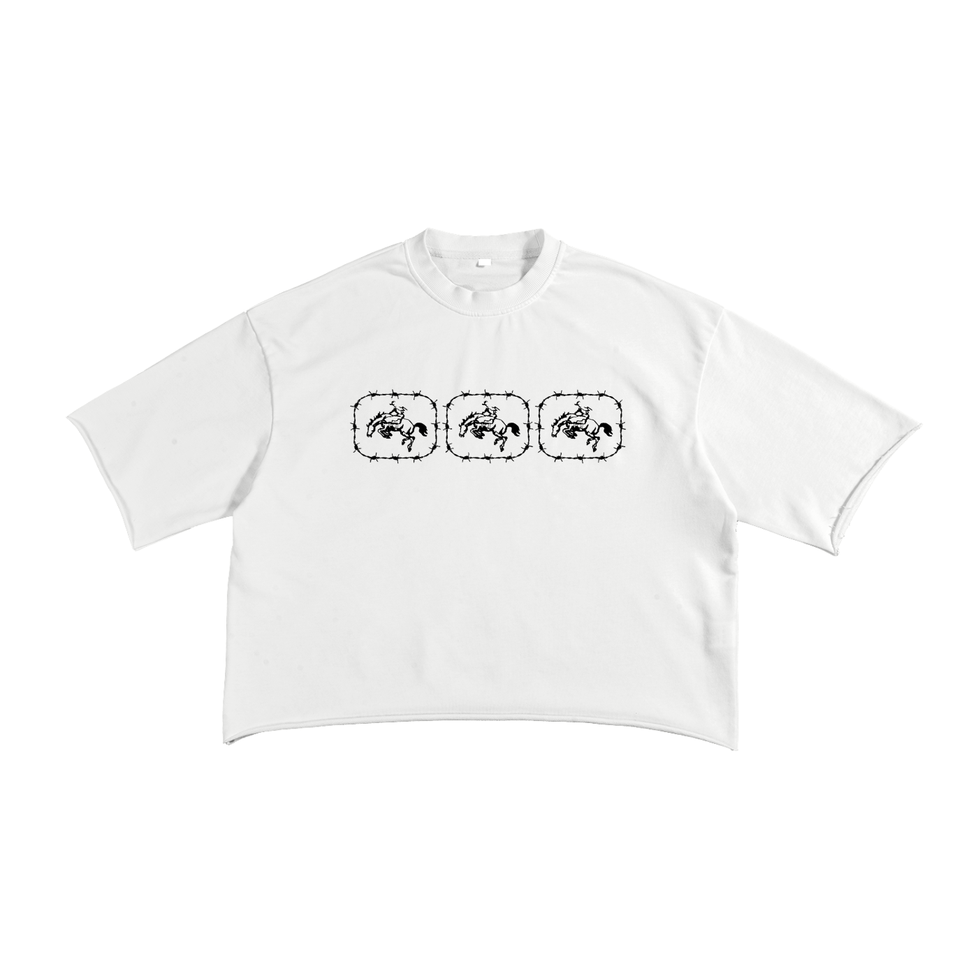 French Terry Raw Edge T
