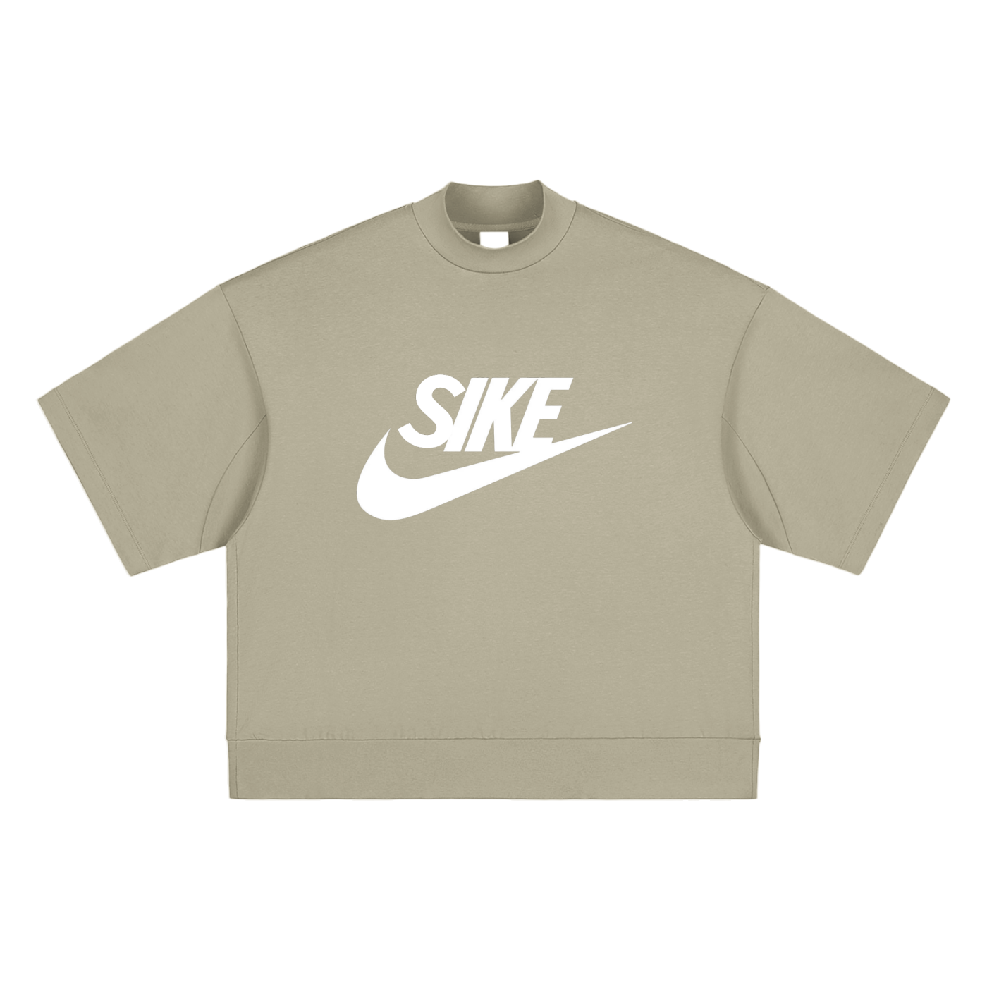 Oversized Mock Neck T-shirt