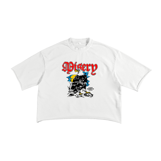 French Terry Raw Edge T-Shirt