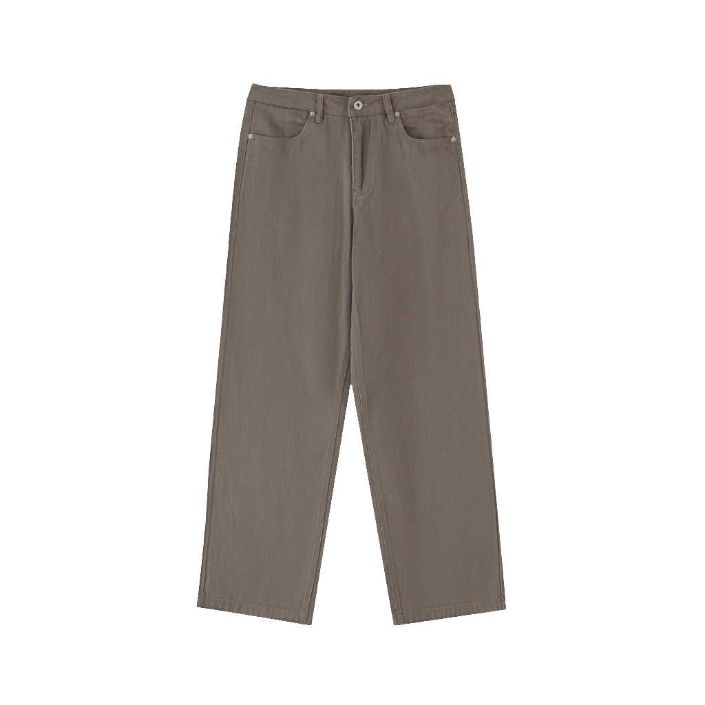 Heavyweight Cotton Straight-Leg Pants