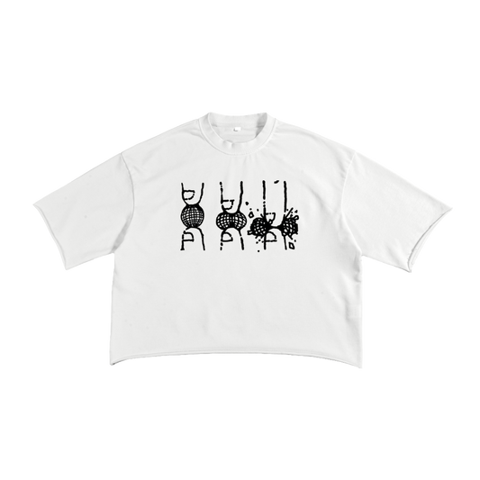 French Terry Raw Edge T-Shirt