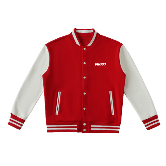Fleeced Varsity Jacket