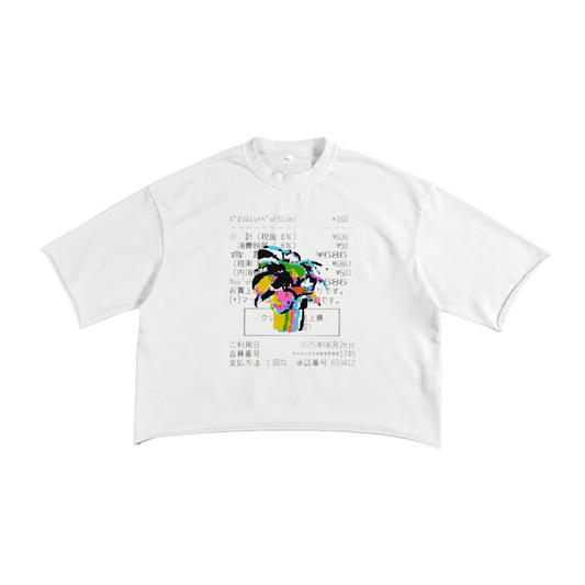 French Terry Raw Edge T-Shirt