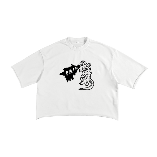 French Terry Raw Edge T-Shirt