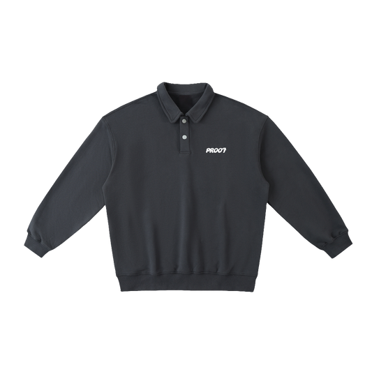 Heavyweight Polo-Collar Sweatshirt
