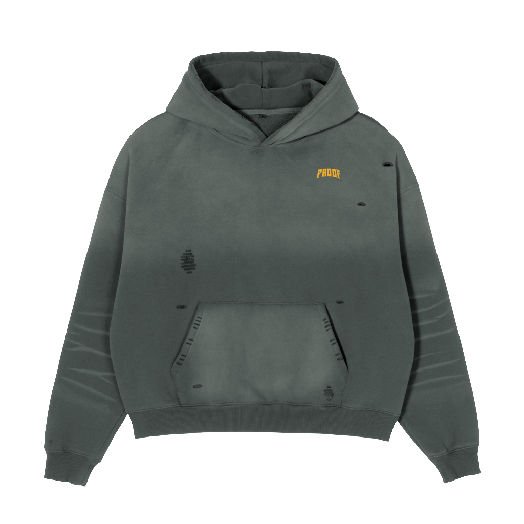 Distressed hoodie