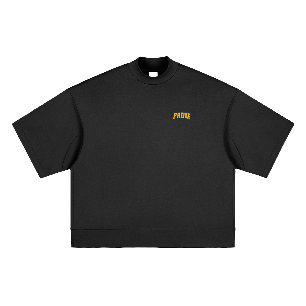 Heavyweight Oversized Mock Neck T-shirt