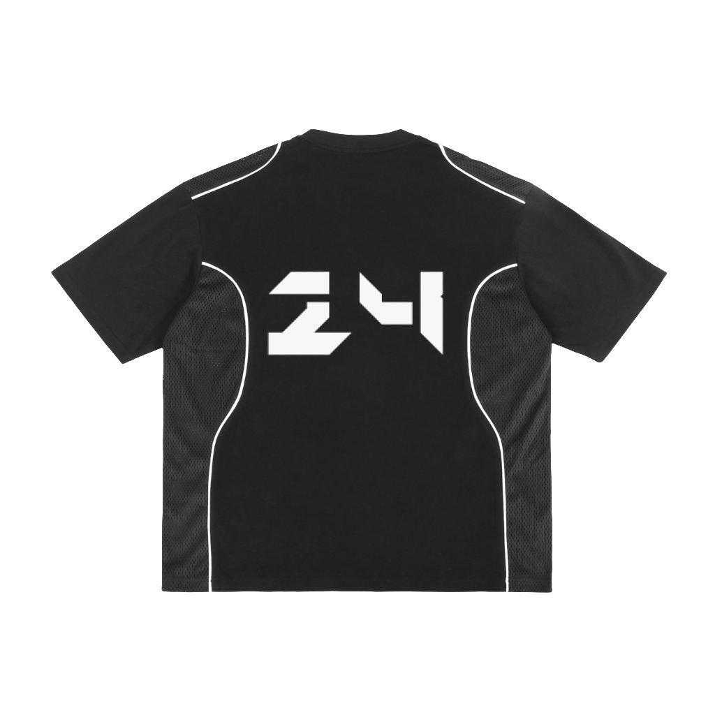 Contrast Piped Panel T-Shirt