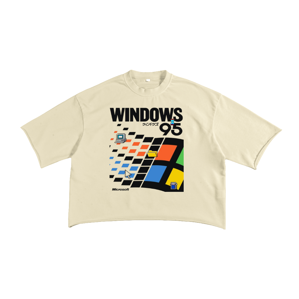 French Terry Raw Edge T-Shirt