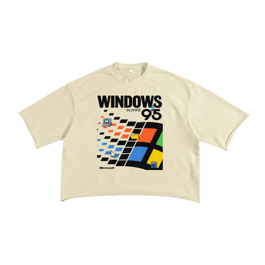 French Terry Raw Edge T-Shirt