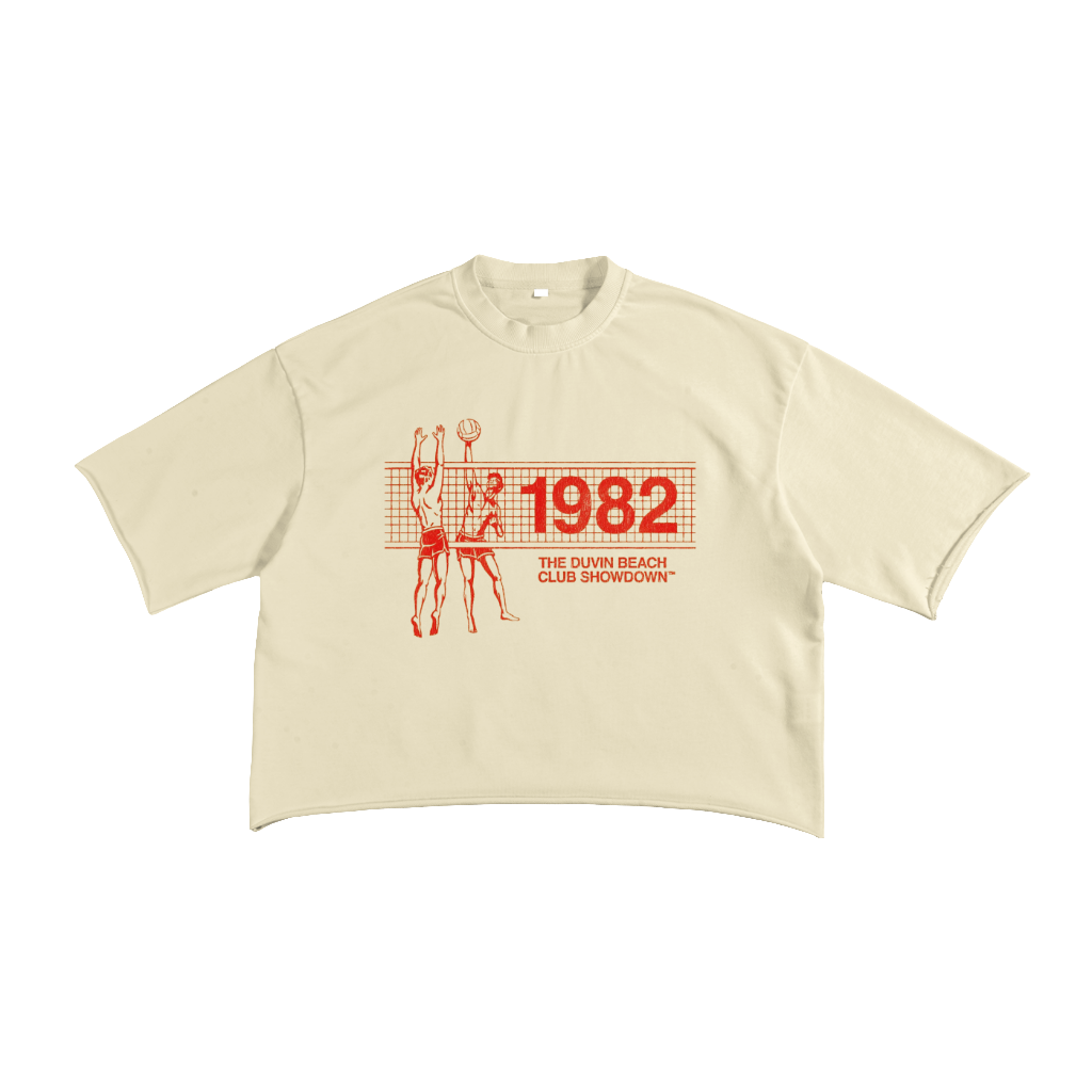 French Terry Raw Edge T-Shirt