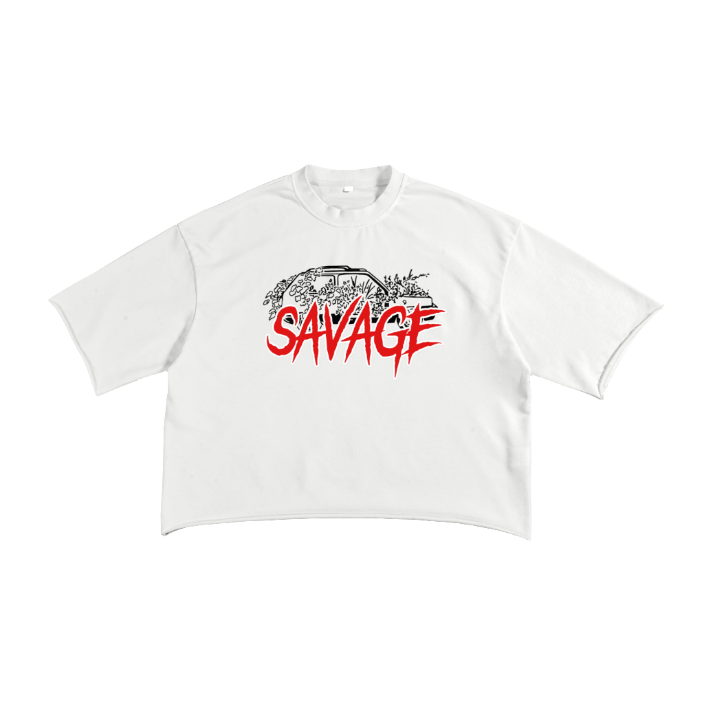 French Terry Raw Edge T-Shirt