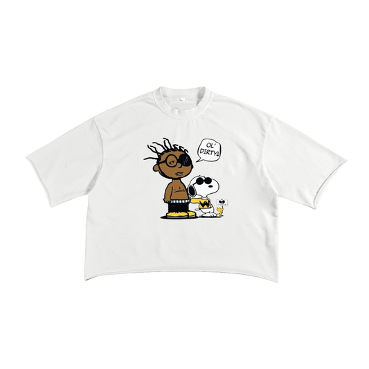 French Terry Raw Edge T-Shirt