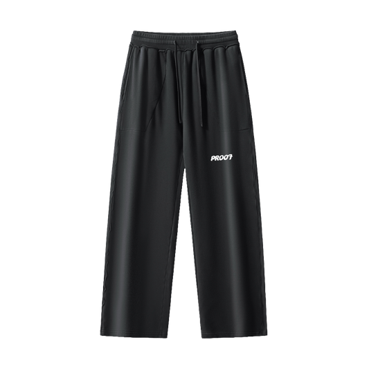 Raw-Seam Enzyme Washed Sweatpants