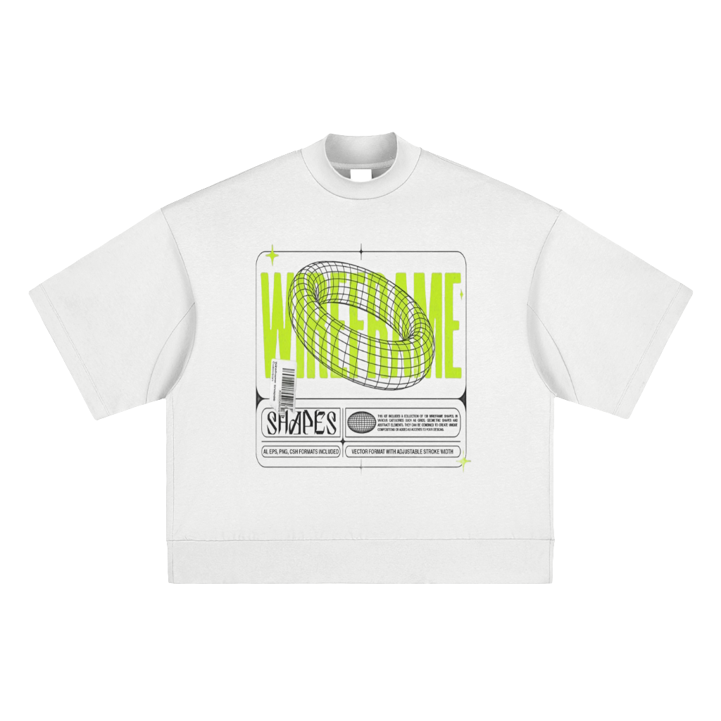 Oversized Mock Neck T