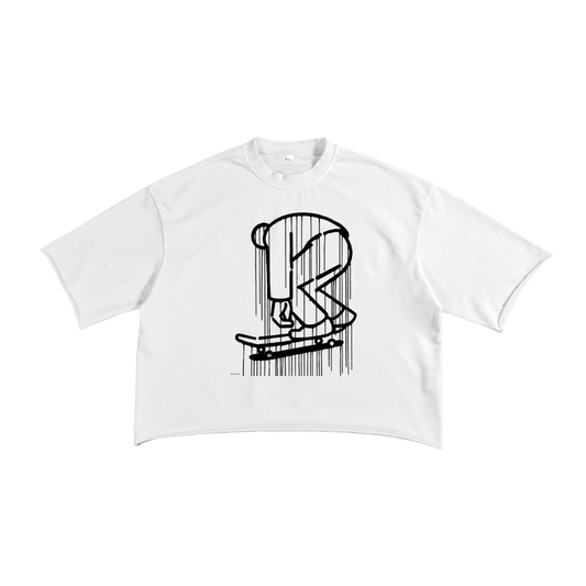 French Terry Raw Edge T-shirt