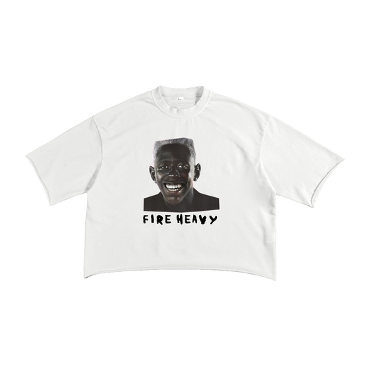 French Terry Raw Edge T-Shirt