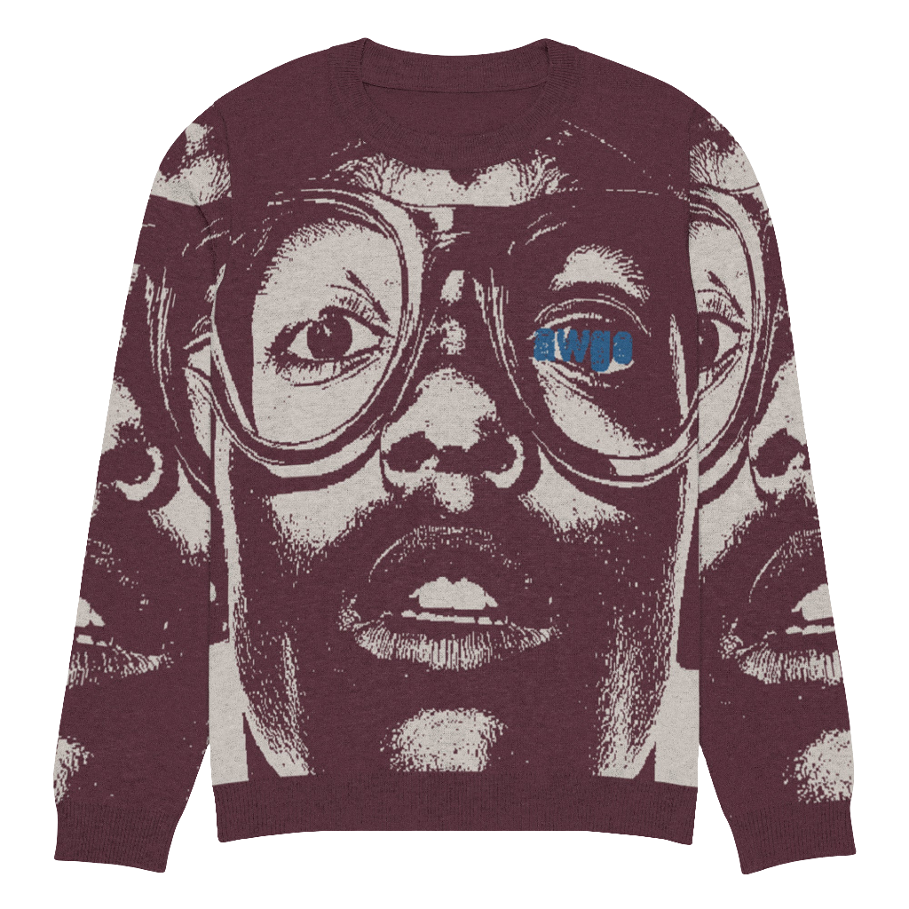 Knitted crew neck sweater