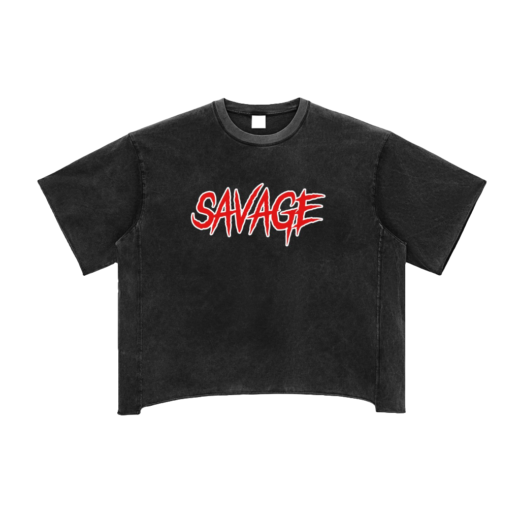 Raw Edge Boxy T