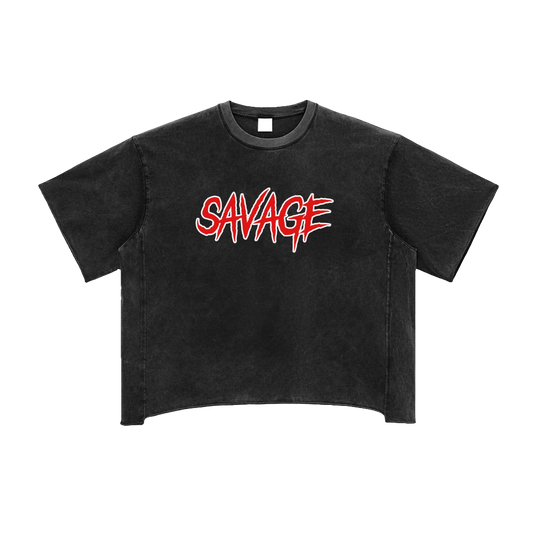 Raw Edge Boxy T