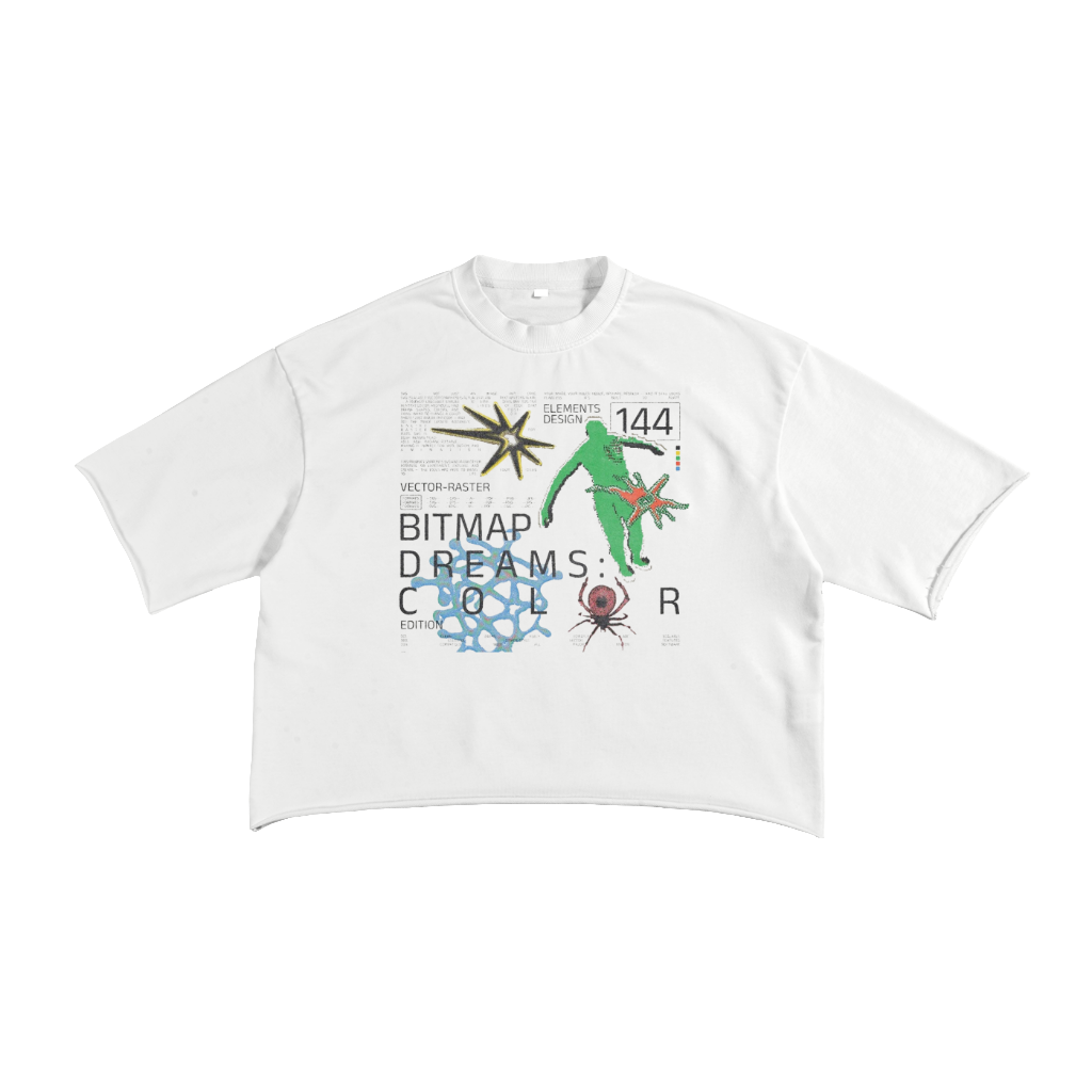 French Terry Raw Edge T-Shirt