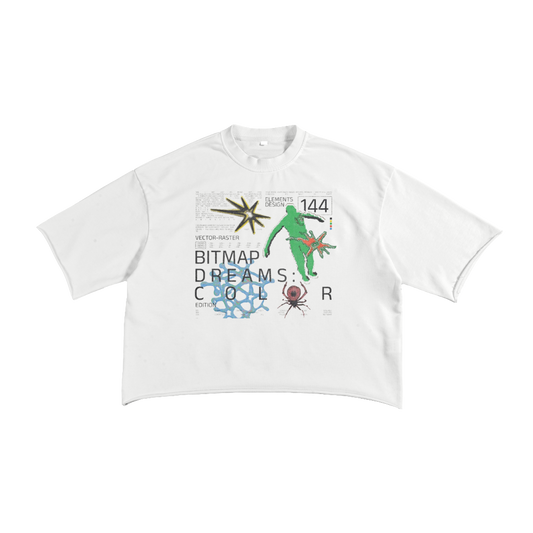 French Terry Raw Edge T-Shirt