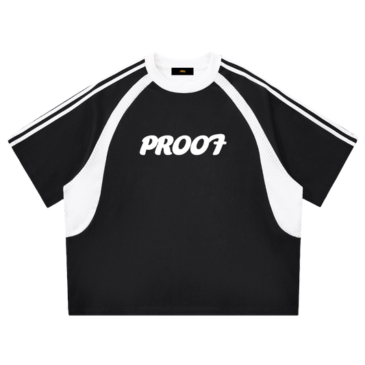 Stripes Panel Mesh T