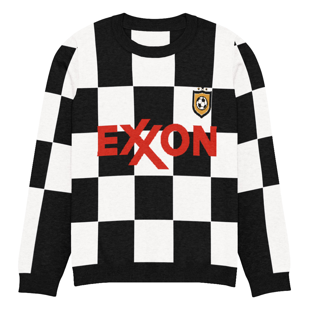 Knitted crew neck sweater
