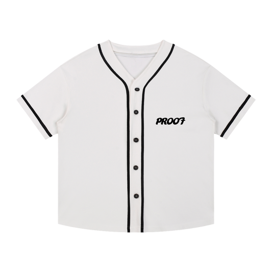 Contrast Piped Button-Up Jersey