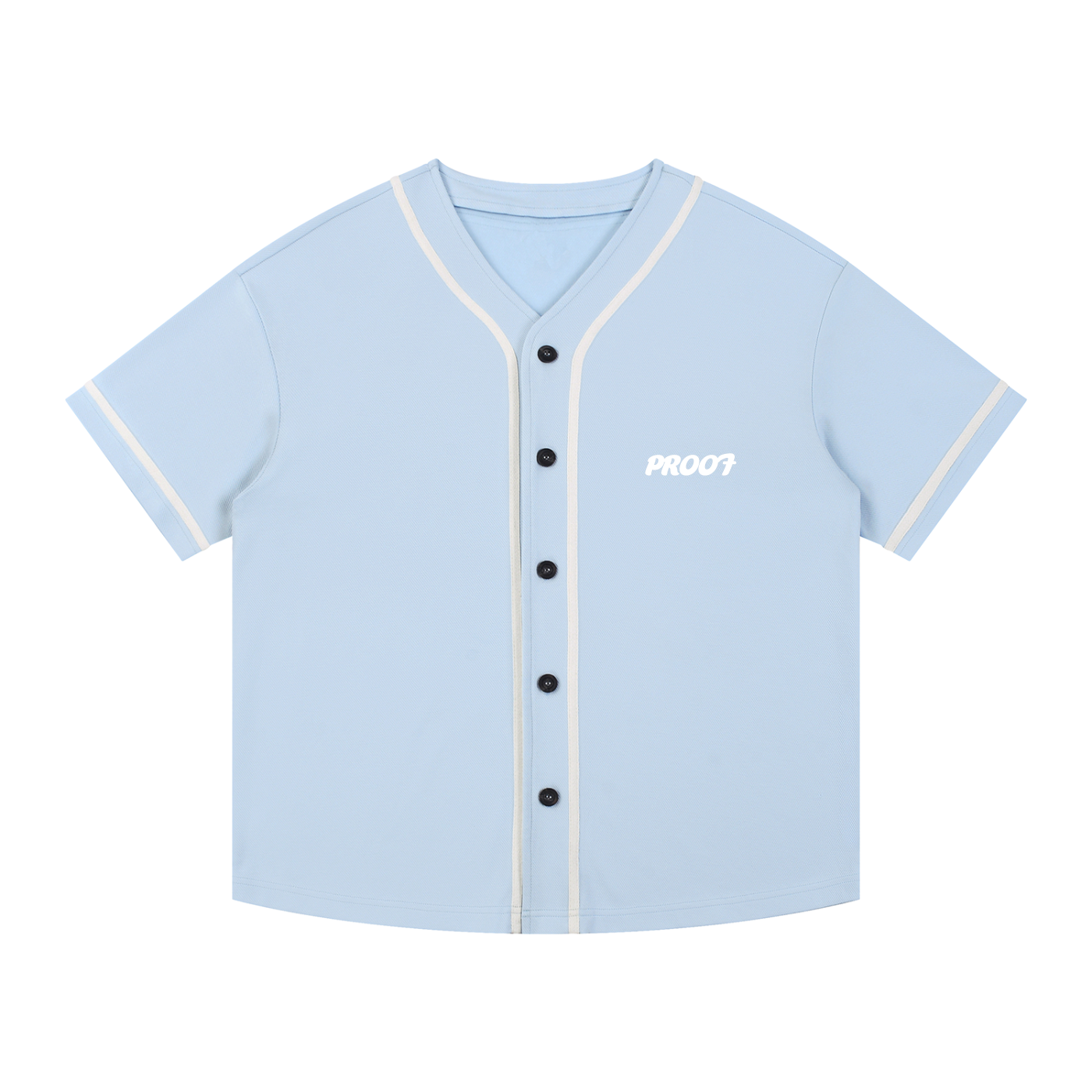 Contrast Piped Button-Up Jersey