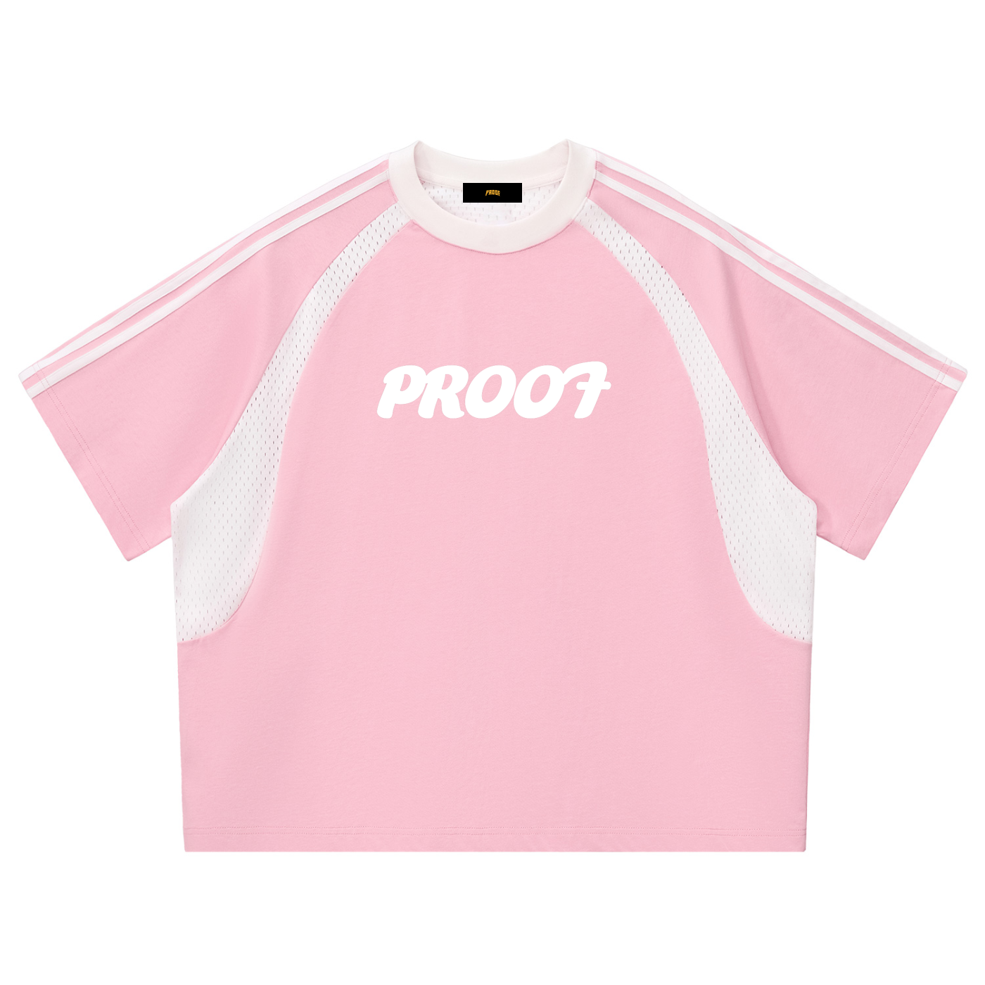 Stripes Panel Mesh T