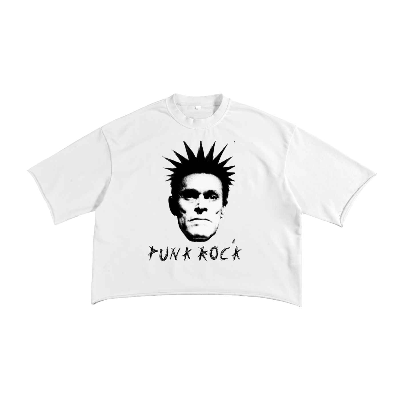 French Terry Raw Edge T-Shirt
