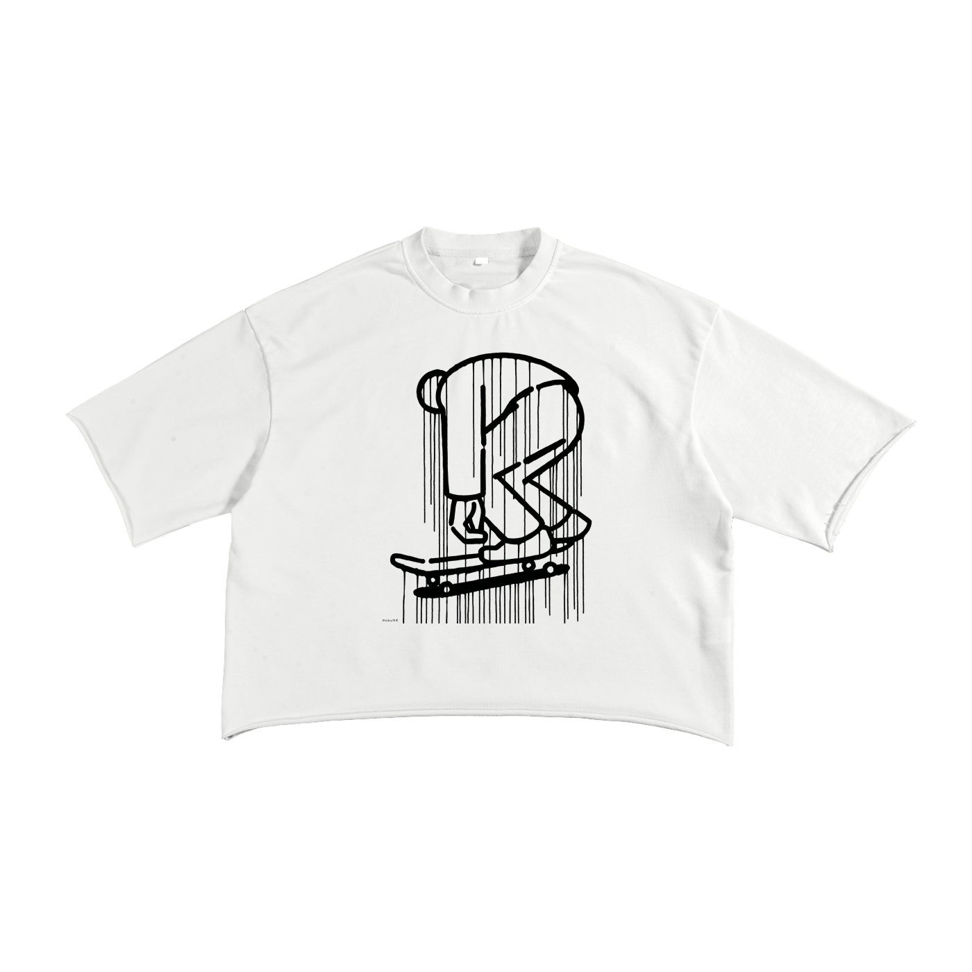 French Terry Raw Edge T-shirt